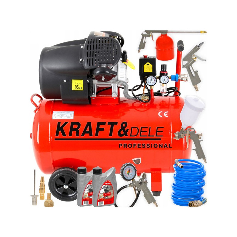Kompresor olejowy Kraft&Dele KD1483+KD413+2x n