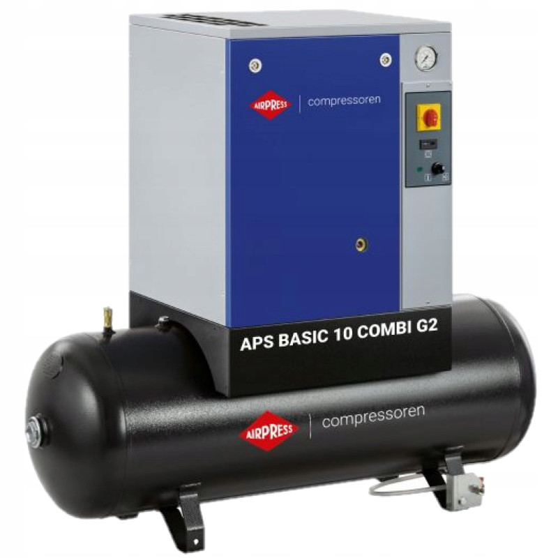 Kompresor śrubowy olejowy Airpress APS 10 Basic G2 Combi 500 l 10 bar