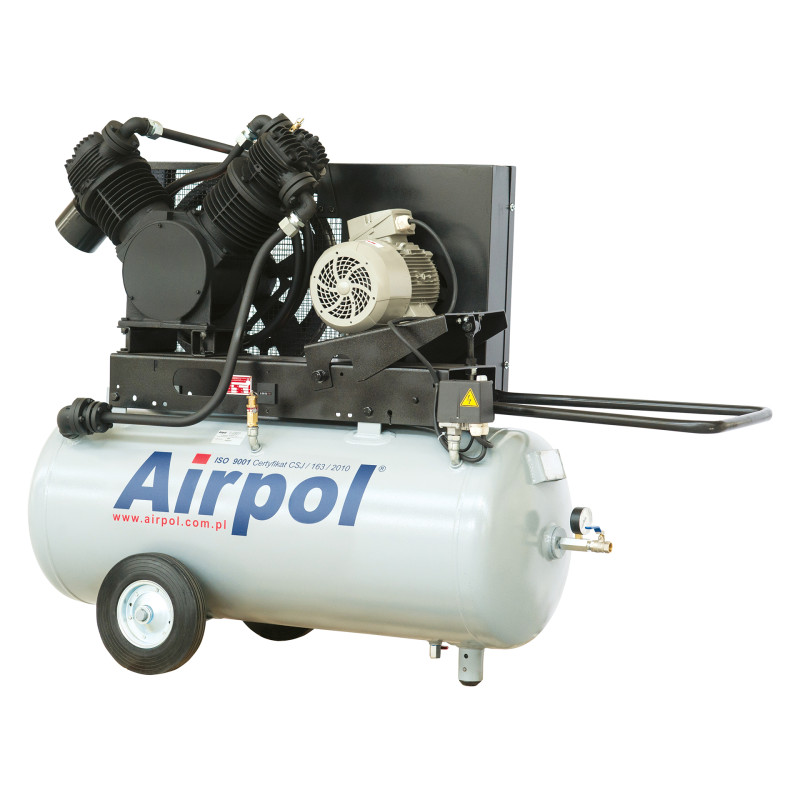 Airpol AB25-380-240 Sprężarka Tłokowa Kompresor Bezolejowy 4KW 240L 416 l/min 10bar