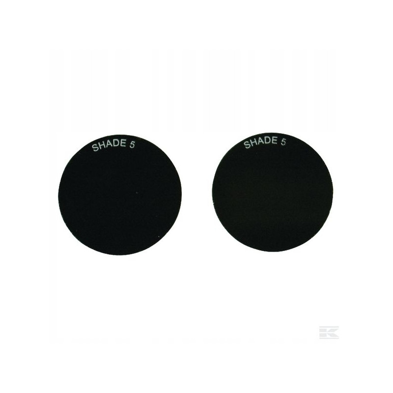 Szkło ciemne okrągłe fi 50 filtr spawalniczy DIN 8
