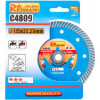 TARCZA DIAMENTOWA SEGMENTOWA 125x22,23MM TURBO TARCZA DIAMENTOWA SEGMENTOWA 125x22,23MM TURBO