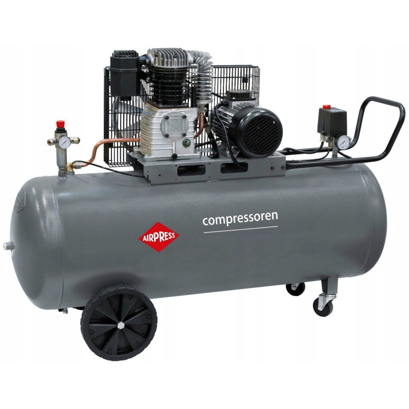 Kompresor olejowy tłokowy 200 l 10 bar 380 l/min 400V Airpress HK600-200pro