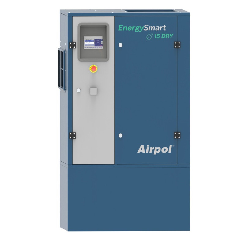 Sprężarka śrubowa Energy Smart15Dry 2x70l 5.5kW zmiennoobrotowy G3/4 Airpol