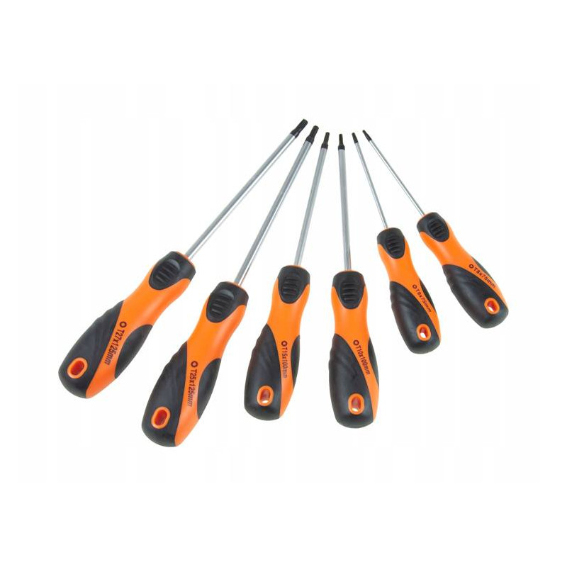 Zestaw śrubokrętów wkrętaków TORX 6 ele. magnes