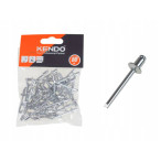 Zestaw nity aluminiowe zrywalne 50ele 4,8x6,4mm Zestaw nity aluminiowe zrywalne 50ele 4,8x6,4mm