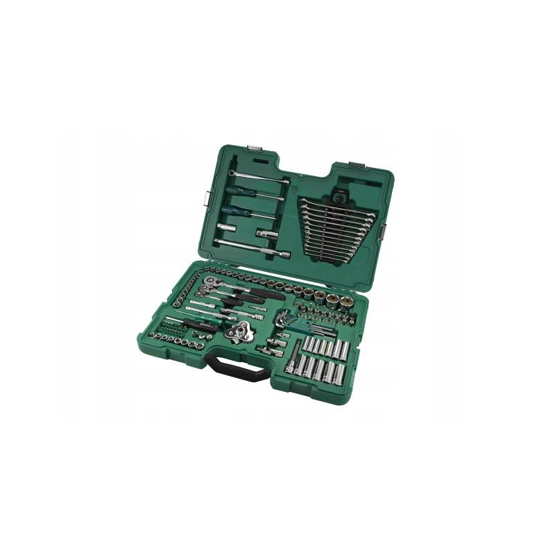 SATA ZESTAW 128 KLUCZY NASADOWYCH 1/4" 3/8" 1/2"