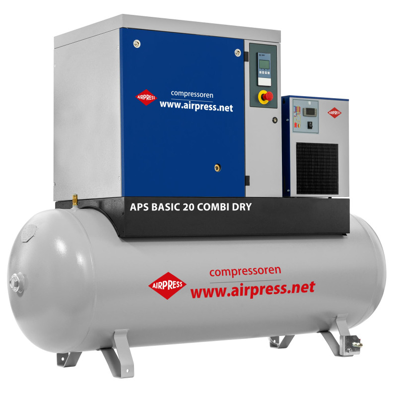 Kompresor śrubowy olejowy Airpress APS 20 Basic Combi Dry 10bar 20KM 500l