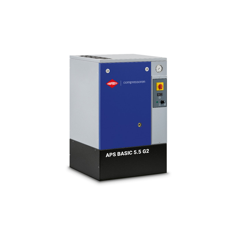 Kompresor śrubowy olejowy Airpress APS 5.5 Basic G2 10ba 5.5KM/4kW 516l/min