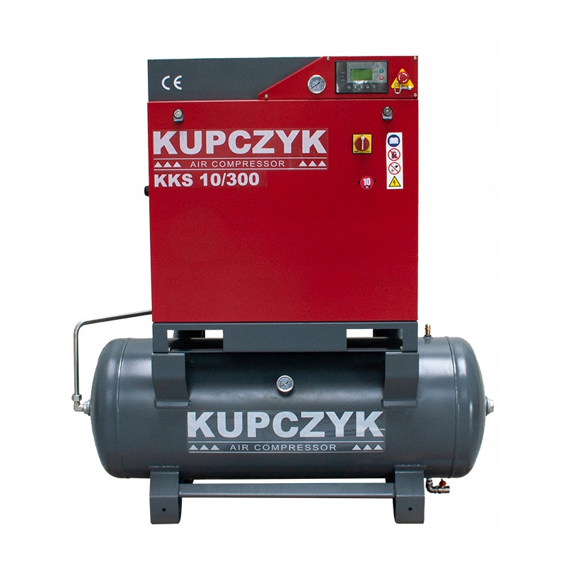 Kompresor śrubowy Kupczyk KKS 10/300 970 l/min 10 bar 300l 7.5kW 400V