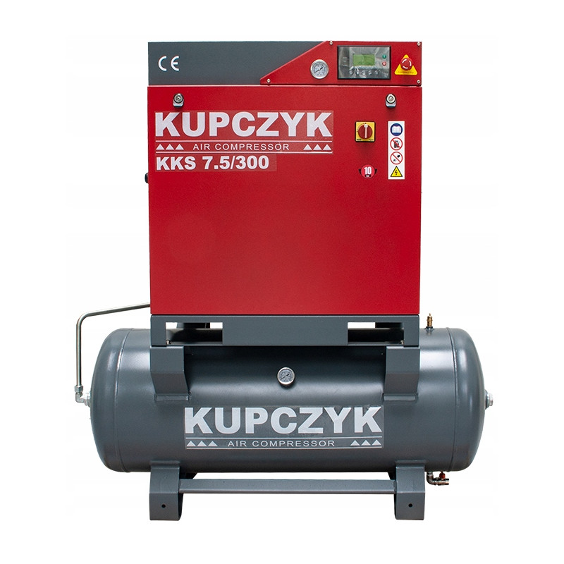 Kompresor śrubowy Kupczyk KKS 7,5/300 800 l/min 5.5kW 300l 400V