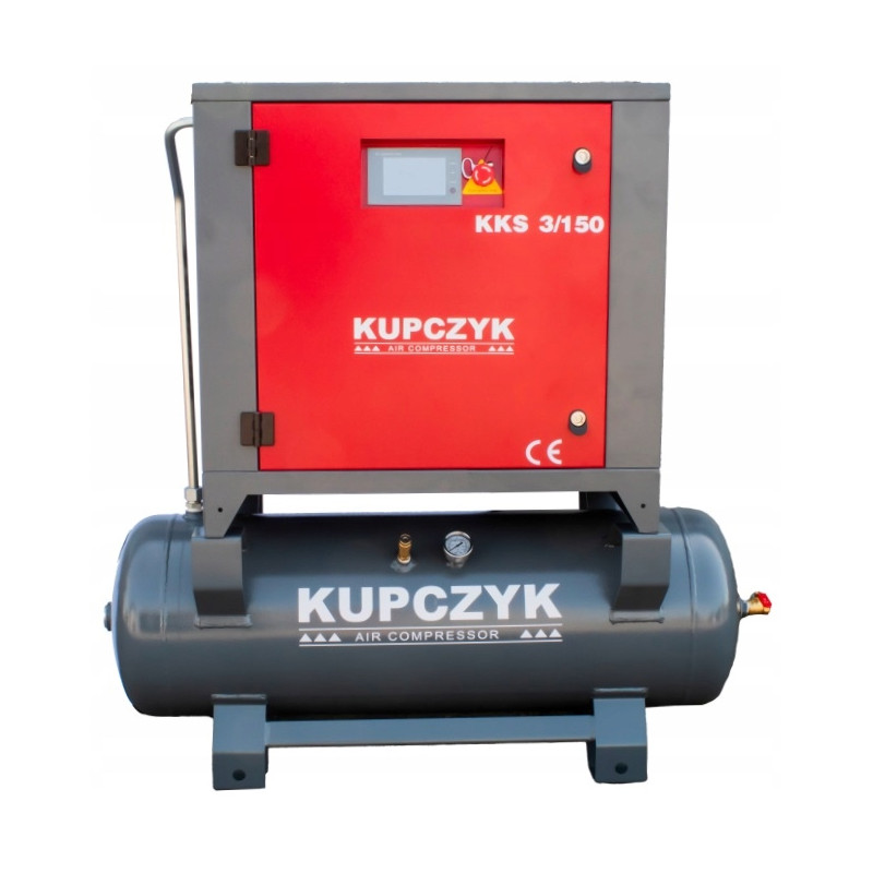 Kompresor śrubowy Kupczyk KKS 3/150 320 l/min 10 bar 2.2kW 230V 150l