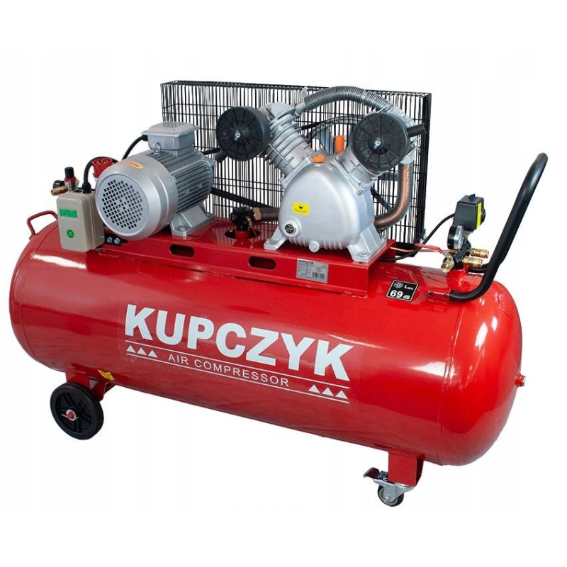 Kompresor olejowy tłokowy Kupczyk KKT 800/300 300l 510l/min 4kW 8 bar 400V