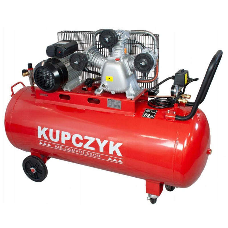 Kompresor tłokowy olejowy Kupczyk KKT 500/200 200l 350l/min 8bar 3kW 230V