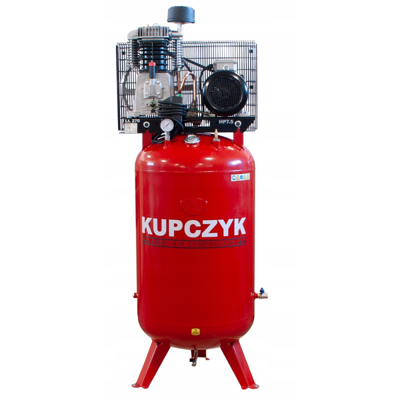 Kompresor olejowy sprężarka Kupczyk KK 950/270 V 270l 10 bar 5,5kW 400V