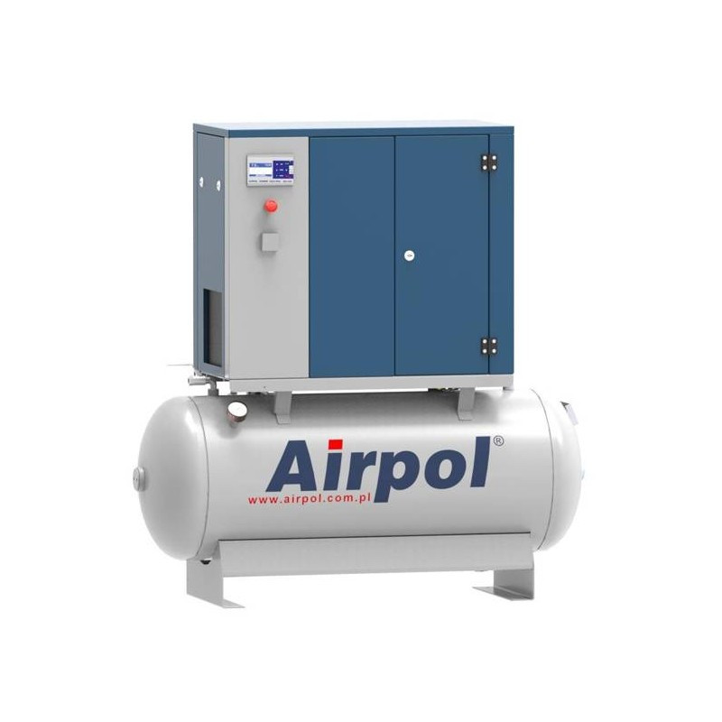 Airpol K 4-8 Sprężarka Śrubowa Kompresor z Przekładnią 4kW 240L 8bar 567l/min