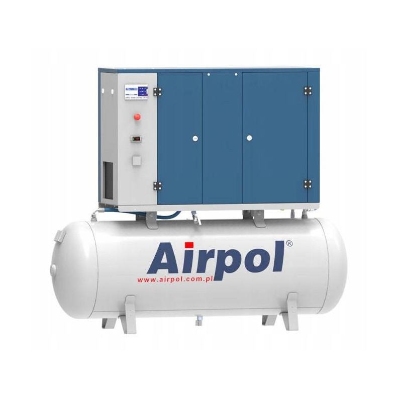 Airpol KT 3-8 Sprężarka Śrubowa Kompresor Osuszacz 3kW 240L 8bar 417l/min