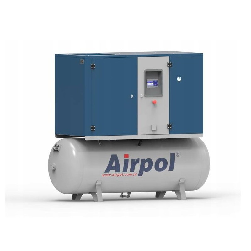 Airpol KT 11-15 Sprężarka Śrubowa Kompresor Osuszacz 11kW 500L 15 bar 917 l/min