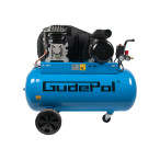 Kompresor olejowy tłokowy 100l 10 bar 2,2 kW 320 l/min 1480 obr/min mobilny Gudepol Kompresor olejowy tłokowy 100l 10 bar 2,2 kW 320 l/min 1480 obr/min mobilny Gudepol