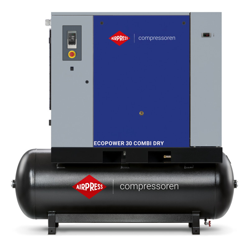 Kompresor śrubowy EcoPower 30B Combi Dry osuszacz 10 bar 22kW 3216l/min 400V Airpress