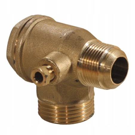 Gudepol OS1034 Zawór zwrotny kątowy 1" Zew. - 3/4" Zew.