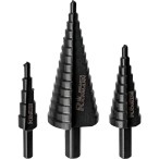 WIERTŁA STOŻKOWE STOPNIOWE DO METALU 4-32MM 3ELE WIERTŁA STOŻKOWE STOPNIOWE DO METALU 4-32MM 3ELE