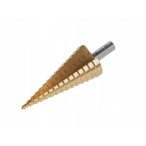 WIERTŁO STOPNIOWE STOŻKOWE DO METALU 4-32MM TiAIN WIERTŁO STOPNIOWE STOŻKOWE DO METALU 4-32MM TiAIN