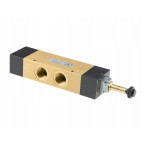 Pneumax 412/2.52.0.1.M2 Elektrozawór monostabilny 5/2 G 1/2" 10 bar Pneumax 412/2.52.0.1.M2 Elektrozawór monostabilny 5/2 G 1/2" 10 bar