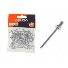 Zestaw nity aluminiowe zrywalne 50ele 4,0x6,4mm