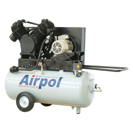 Airpol AB40-380-400 Sprężarka Tłokowa Kompresor Bezolejowy 7,5KW 500L 660 l/min 10bar