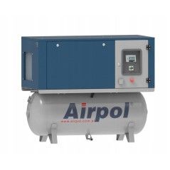 Airpol SRKT 2-10 Sprężarka Spiralna Kompresor Bezolejowy 2,2kW 240L 10 bar 200 l/min