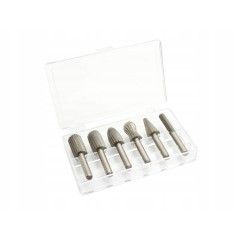 ZESTAW FREZY TRZPIENIOWE DO METALU 6-12,7MM 6 ele.
