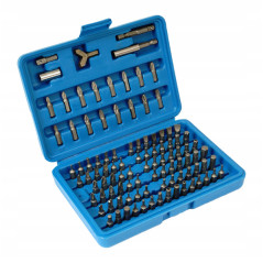 BITY KOŃCÓWKI DO WKRĘTARKI TORX 100 ELE ZESTAW