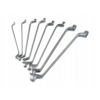 ZESTAW KLUCZY OCZKOWYCH GIĘTYCH 8-22MM 8 SZT CRV ZESTAW KLUCZY OCZKOWYCH GIĘTYCH 8-22MM 8 SZT CRV