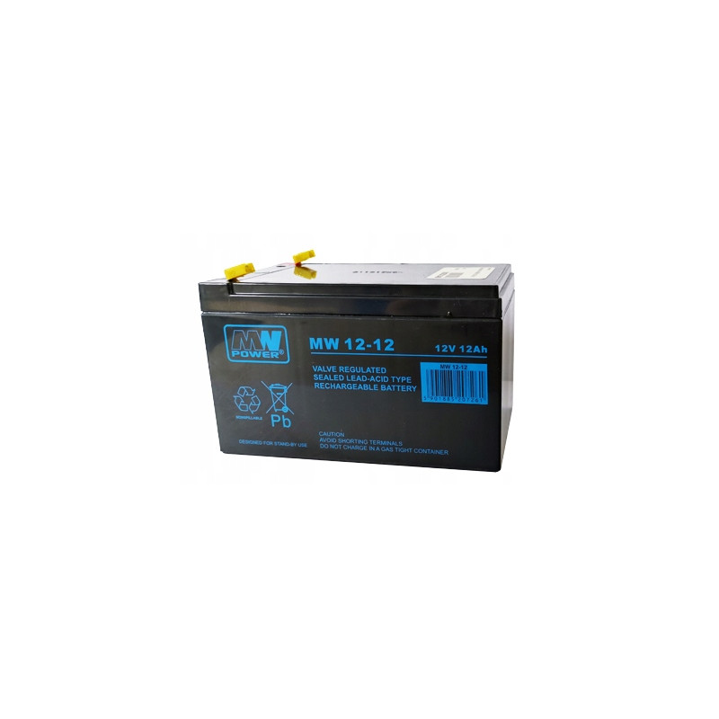 Akumulator do agregatów prądotwórczych AD-588S i AD-688S 12V 12 Ah