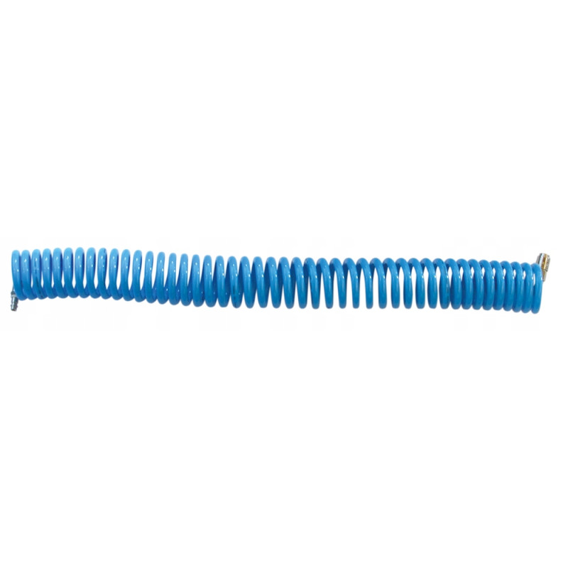 Przewód wąż spiralny pneumatyczny PU 16x10mm 10m ze złączami